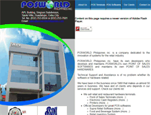 Tablet Screenshot of posworldphilippines.com